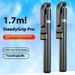 Universal Anti-Shake Phone Tripod Stand With 360° Rotatable Gimbal, Extendable To 1.7M, Built-in LED Light & Remote Control – ABS & Stainless Steel_voghion.com