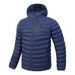 Men's Quilted Puffer Jacket With Pony Print, Winter Windproof Warm Hooded Coat, Thickened Outdoor_voghion.com