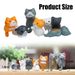 Kreativer Blumentopf, Mikrolandschaft, Mini-Puppe, Katze, Blumentöpfe, Balkondekoration, Katzen für Garten, Terrasse, Blumentopf, Dekor_voghion.com