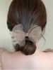 Organza Bow Internet Celebrity 2025 New Headbands High-end Feel Girls Flowers Accessories Hair Ties_voghion.com