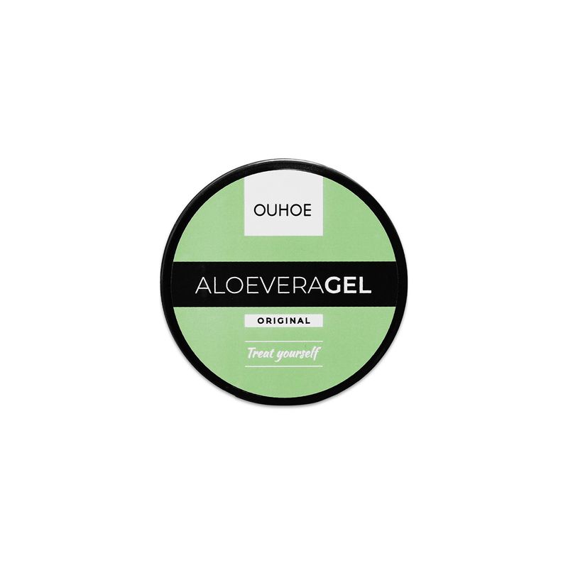 OUHOE Black Cream Aloe Vera Gel for Sunburn Repair_voghion.com
