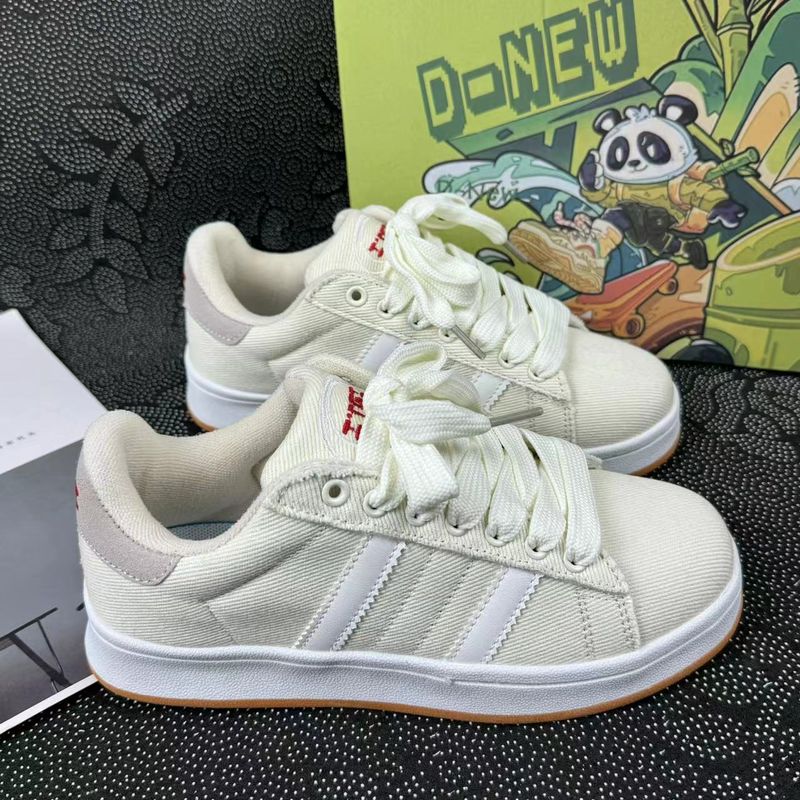 Trdy Instagram Segel Stoff Atmungsaktiv Kleine Weiße Wom Chic Vielseitig Campus Paare Freizeit Sport Board Schuhe Für_voghion.com