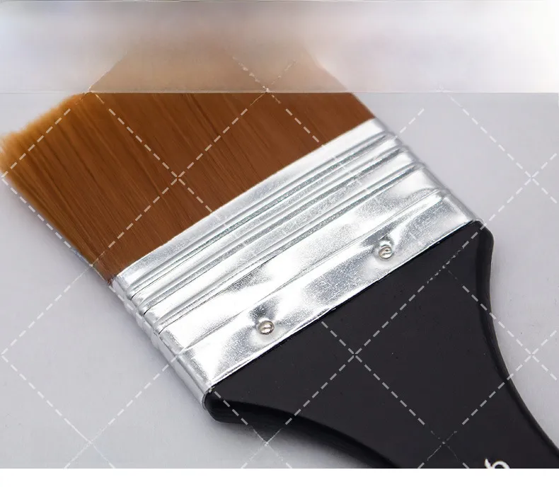 Cross-border 7 Nylon Wool Board Brush Watercolor Oil Painting Acrylic Painting Brush Art Painting Brush Paint Brush Wholesale_voghion.com