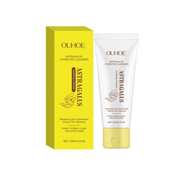 OUHOE Huangqi Clear nežno čisti kožo obraza, osvežilno in vlažilno čistilno mleko_voghion.com