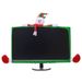 Christmas decoration supplies three-dimensional cartoon Computer cover non-woven computer dress-up _voghion.com
