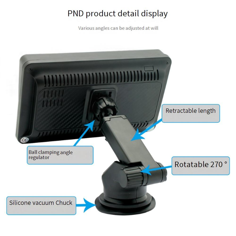 7 "car navigation Portable wireless Carplay Android AutoMP5 player PND car navigation_voghion.com