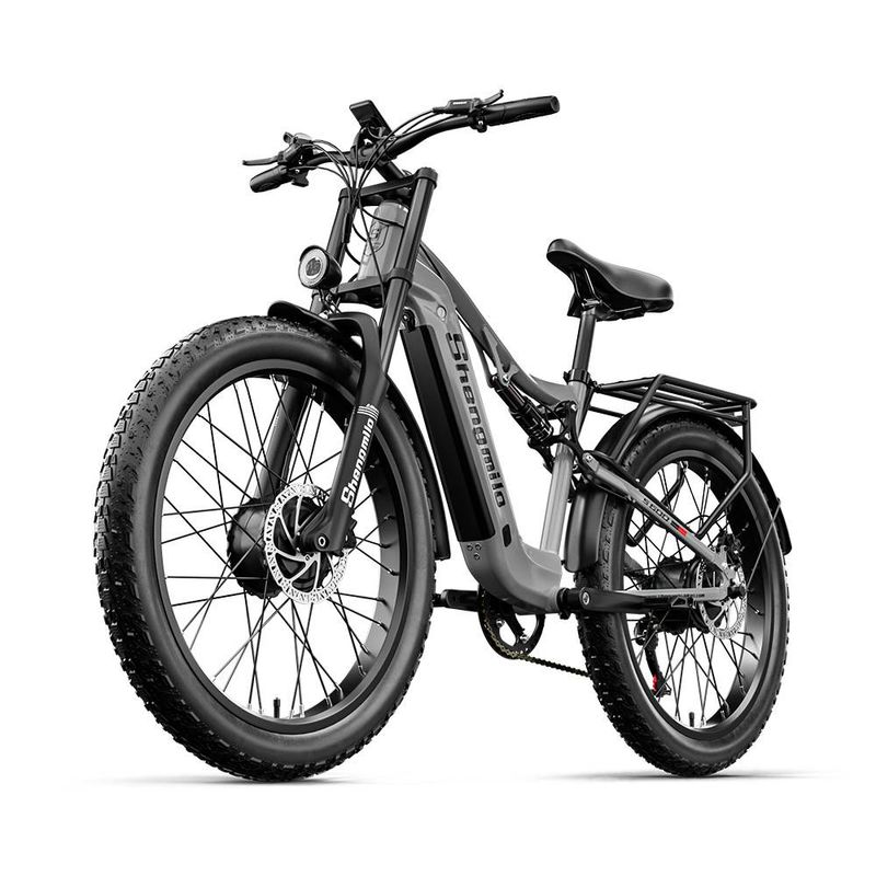 Shengmilo S600 26in Elektrikli Bisiklet 2000W Motor Şişman Bisiklet 48V17.5AH Elektrikli Bisiklet Erkek Dağ Bisikleti Yetişkin Şehir Ebike_voghion.com