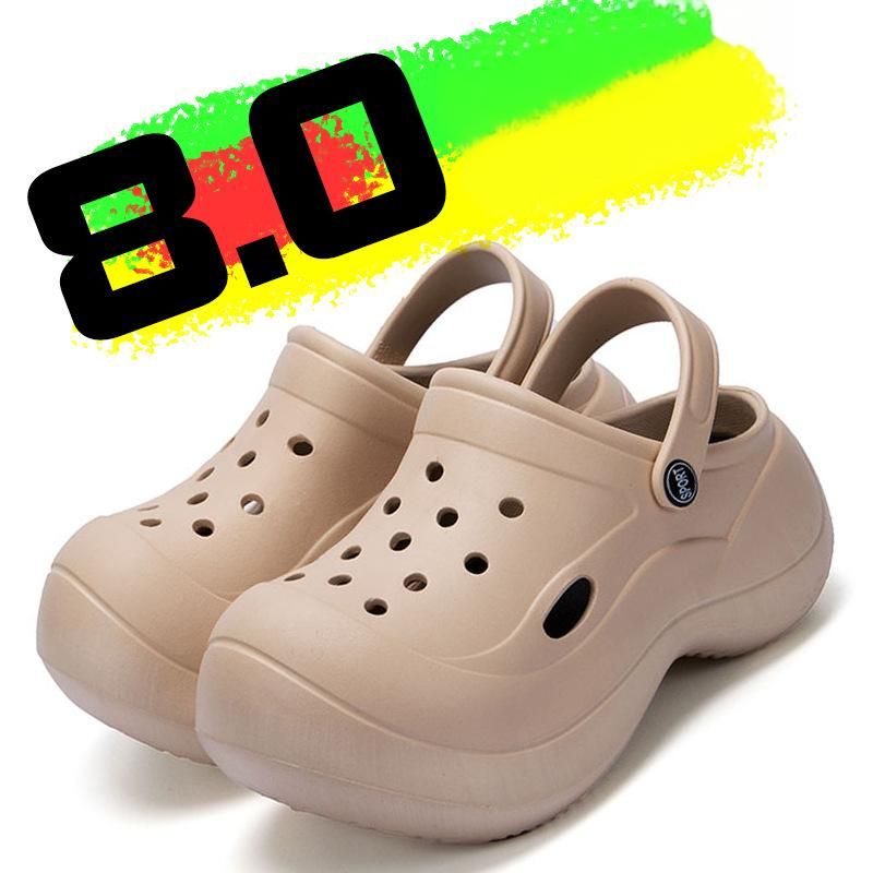 Women's 8cm Ultra Soft & Height Boost (Closed-Toe Sandals Summer Beach Wear Non-Slip & Stylish)​_voghion.com