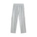 Pleated Lightweight Straight Leg Pants – Summer Casual Trousers With Draped Silhouette (Black/Silver Grey, S-XXL)_voghion.com