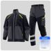 Durable Rip-Resistant Workwear Set For Men - Construction, Mining & Electrical Labor - Breathable Polyester-Cotton Blend_voghion.com