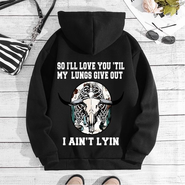 Men's Clothing printed hooded back collar plus velvet sweatshirt_voghion.com