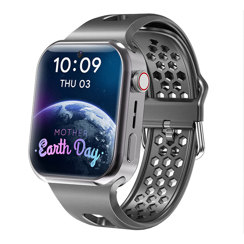 RXshengtai Smart Wristwatch Positioning SOS Function IPS Large Screen Children BT Calling GPS Smart Watch For Outdoor-Black_voghion.com
