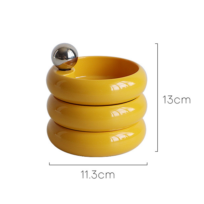 Boîte à bijoux de rangement familiale, style frais, multicolore, poignée en métal, boîte de rangement de bijoux, multicouche, rotative, vestiaire de chambre à coucher_voghion.com