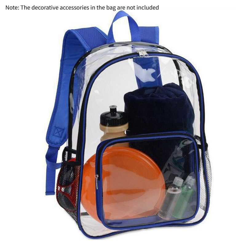 Waterproof Transparent Pvc School Bag Outdoor Large Size Student Backpack_voghion.com