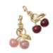 High-end Decorative Red New Keychain Cherry Backpack Charms Bag Accessories Pink_voghion.com