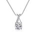 Two Carat Moissani Diamond Women's Color Protection Accessory, Full Diamond, Fashionable And Versatile Necklace,_voghion.com