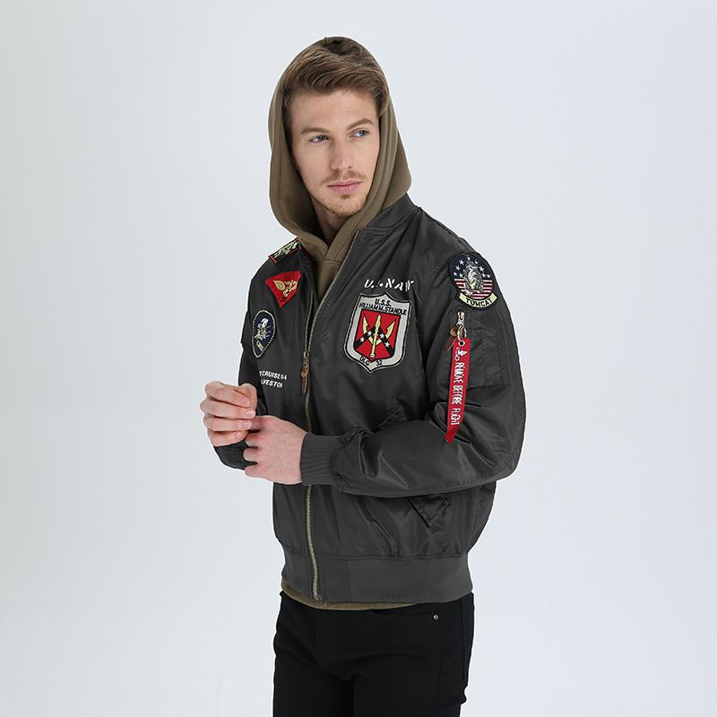 Herrenbekleidung Die Proud Eagle Top Gun Bomberjacke für Herren_voghion.com