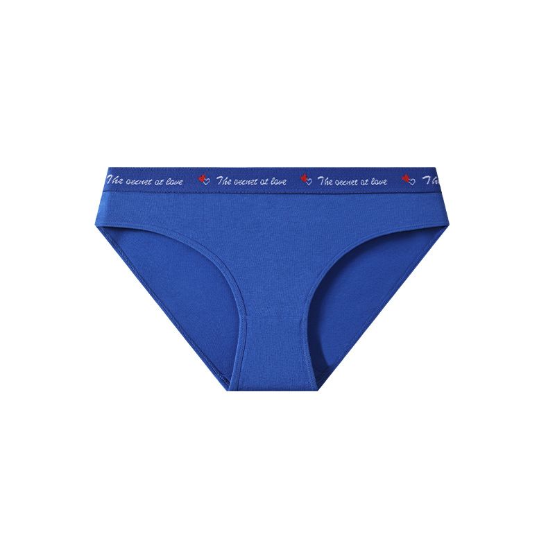 Women's Intimates Low Waist English Contrasting Underwear New Hip Lifting Sports Underwear Comfortable Breathable Fashion Briefs_voghion.com