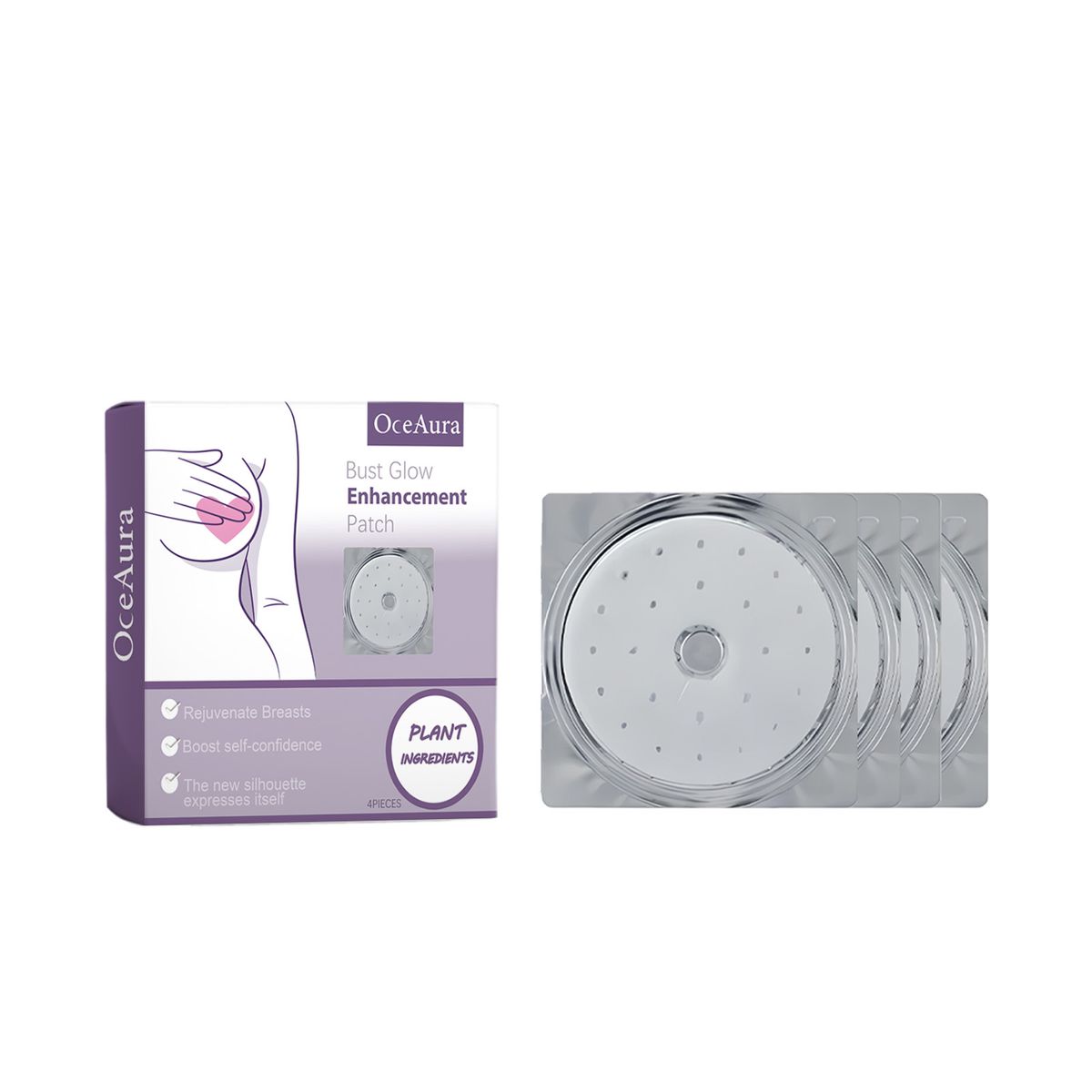 OCEAURA Breast Lifting Patch: Rich Moisturizing Chest, Firming and Full Skin Patch_voghion.com