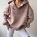 2023 European And American Cross-Border New Fleece-Lined Hooded Printed Long-Sleeve Basic Versatile Sweatshirt_voghion.com