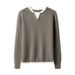 Korean-Style Layered Mock Neck Sweater For Men – Thickened Oversized Pullover With Stretchable Fabric, Casual Winter Turtleneck_voghion.com