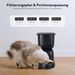 Automatischer Katzenfutterspender Und Wasserspender FW1, Draht Oder Batterie Katzenfutterspender Timer Pet Feeder - Verriegelbarer Deckel, Trockenmi_voghion.com