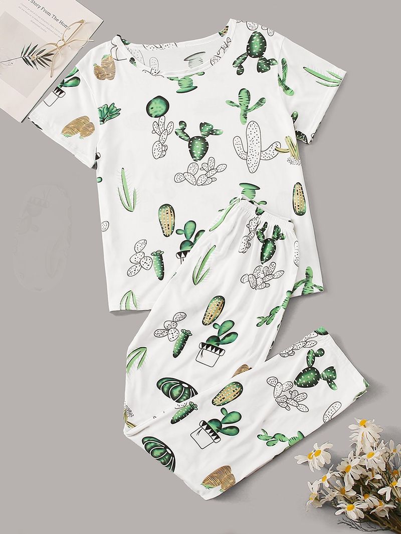 Pajamas women's home clothes two-piece set _voghion.com