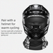 Gorro térmico unissex para ciclismo, ideal para outono e inverno. Possui máscara de esqui, protetor de pescoço, forro interno à prova de vento e frio._voghion.com
