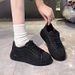Large Size Sports Shoes Spring And Autumn New Full Diamond Muffin Shoes Women's Platform Sports White Shoes Casual Board Shoes_voghion.com