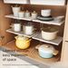 Kitchen Desktop Layered Countertop Storage Pot Rack Magic Cookware Cabinet Organizer Multi-layer Partition Divider_voghion.com