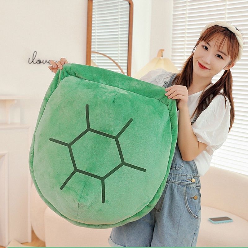 Toy Plush Shell Turtle Pillow Soft And Cozy Sleeping Companion All Ages For_voghion.com