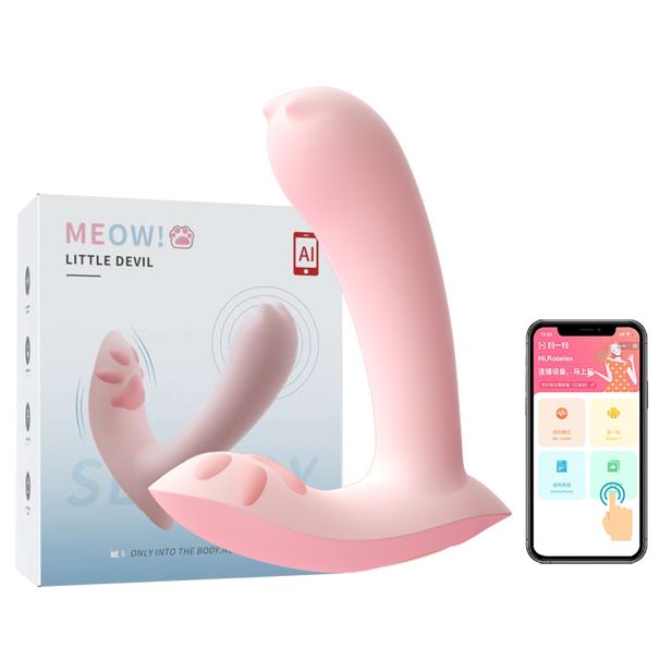 Controllo APP Vibratore indossabile remoto Vibratori dildo per donne Punto G Clitoride Mutandine invisibili Vibranti s_voghion.com
