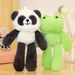 Bolsa colgante de rana de peluche de juguete panda gigante llavero colgante decoración muñeca máquina de agarre actividad pequeño regalo_voghion.com