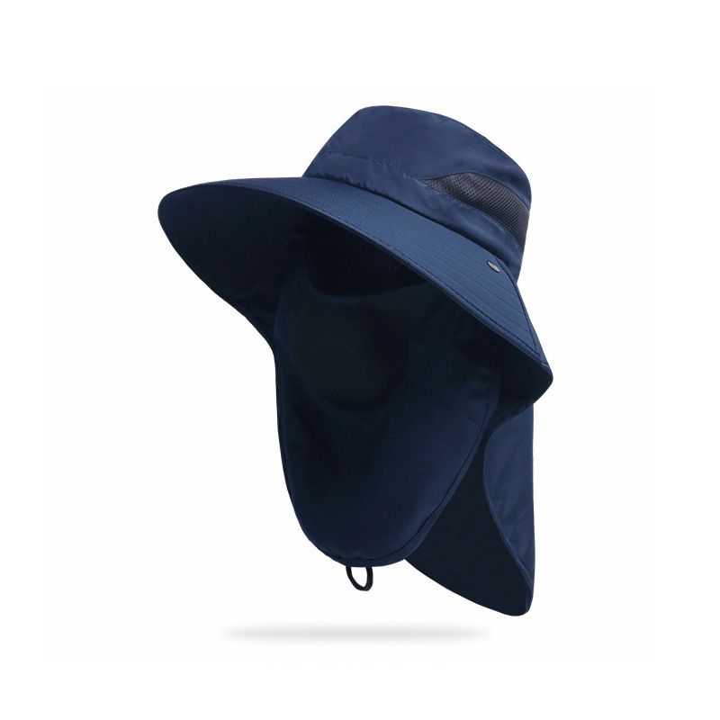 Mode Sommer Outdoor Angeln Fisherman Caps Breite Krempe UV Schutz Maske Dünne Beiläufige Mann Sport Klettern Sonne Hüte 여름모자_voghion.com