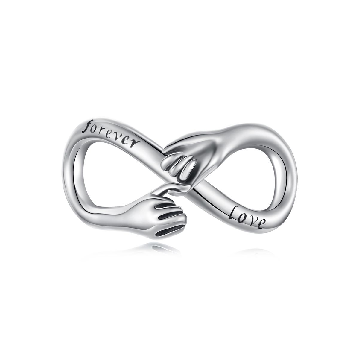 Inifinite Promise Charm Sterling Silver Charm,BSC1111_voghion.com