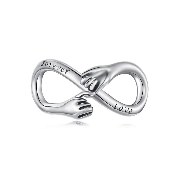 Inifinite Promise Charm Sterling Silver Charm,BSC1111_voghion.com