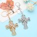 Ins Trend Persönlichkeit Voller Diamant Kreuz Auto Keychain Anhänger Mode Tasche Dekoration Geschenk Kca032_voghion.com