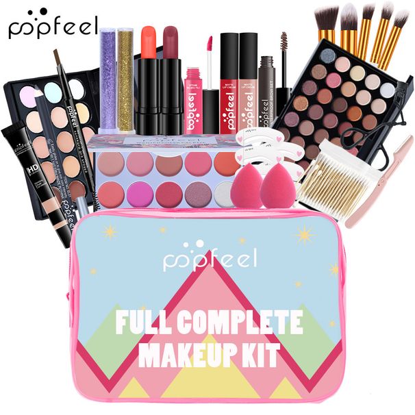 Makeup Sets POPFEEL Makeup Set For Beginners, A Full Set Of Beauty Cosmetics, Makeup_voghion.com