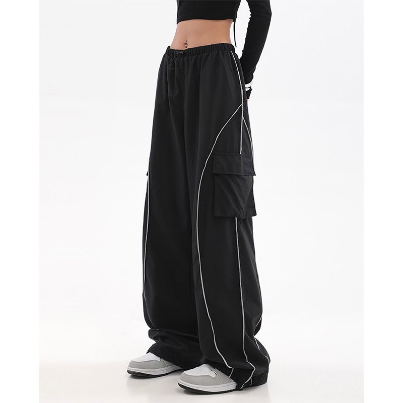 Women's Clothing High Street Pants Sweatpants Wide Leg Jogger Pants_voghion.com