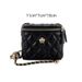 Light Brand Classic Camellia Lattice Chain Women's Mini Shoulder Crossbody Tote Small Square Bag_voghion.com