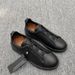 Z Brand No-Tie Herren Sneakers Low-Top Weiß Lazy Elastic Band Slip-On Driving Schuhe 202_voghion.com