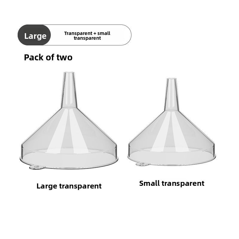 Plastic Funnel Household Large And Small Caliber Mini Kitchen Food Grade Laboratory Dispensing Oil Leak Liquid_voghion.com