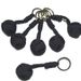 Tactical Paracord Monkey Fist Keychain With Steel Ball - Self Defense Keychain For Men & Women, Survival Gear, Outdoor Accessories, Emergency Tool_voghion.com