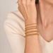 Semplice bracciale in acciaio al titanio per donna in stile ins nicchia di alta qualità versatile catena di gioielli in oro con pigmento anti-scolorimento_voghion.com