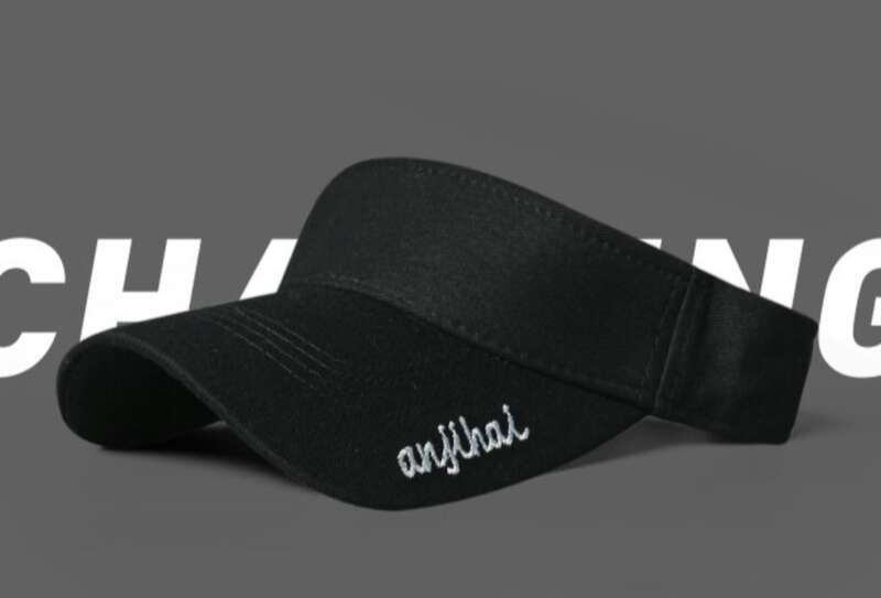 Cappello da corsa sportivo vuoto da donna, protezione estiva e parasole senza parte superiore, berretto a becco d'anatra, berretto da baseball da esterno per uomo_voghion.com