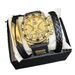 Herrenuhren-Set, Herren-Business-Uhr, nicht-mechanische Uhr, High-End-Design, Quarzwerk, Herrenuhren-Set, Armbanduhr_voghion.com