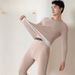 Meizhai Thermounterwäsche, lange Unterhosen für Herren, Anzug aus deutschem Samt, wärmend, mit Maulbeerseidenfutter, große Größe, verdickt_voghion.com