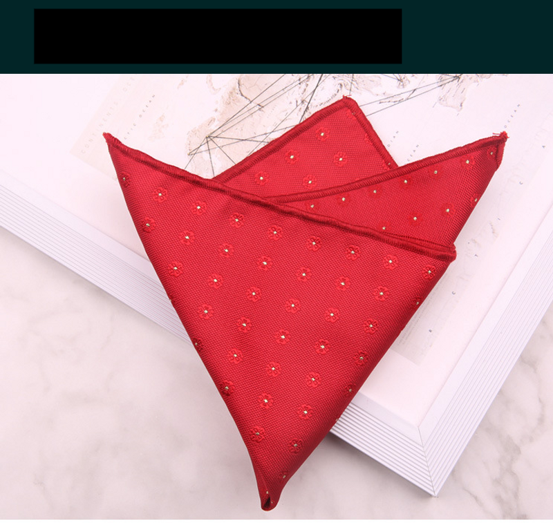 Écharpe de poche petite écharpe carrée du marié de mariage costume de mariage bordeaux pour hommes d'honneur vêtements de cérémonie pour hommes accessoires de mariage_voghion.com