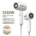 Hair Dryer – 750W/1250W/1900W, 3-Speed, Overheat Protection, ABS Shell, CE Certified (White/Beige, EU/US/UK Plug Options)_voghion.com