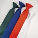 6.5CM For Men And Women, Solid Color Polyester Silk, Head-Cutting Style Clip, Lazy Tie_voghion.com